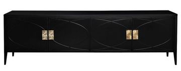 151SV-00005 Тумба под TV черная 200*60*40см