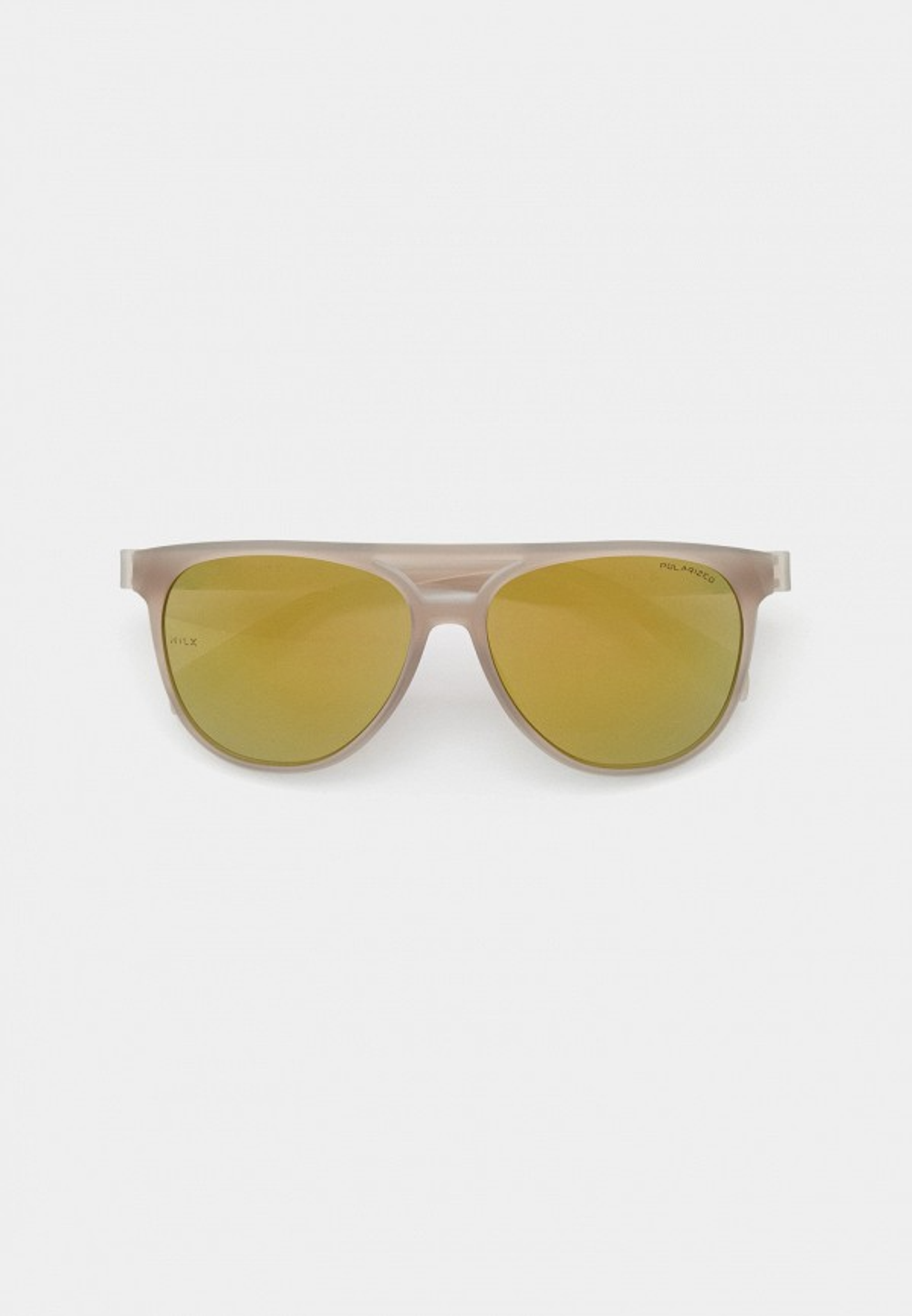 Спортивные очки HILX Valkyrie Matt Milky Light Brown / Gold Mirror Polarized Lens
