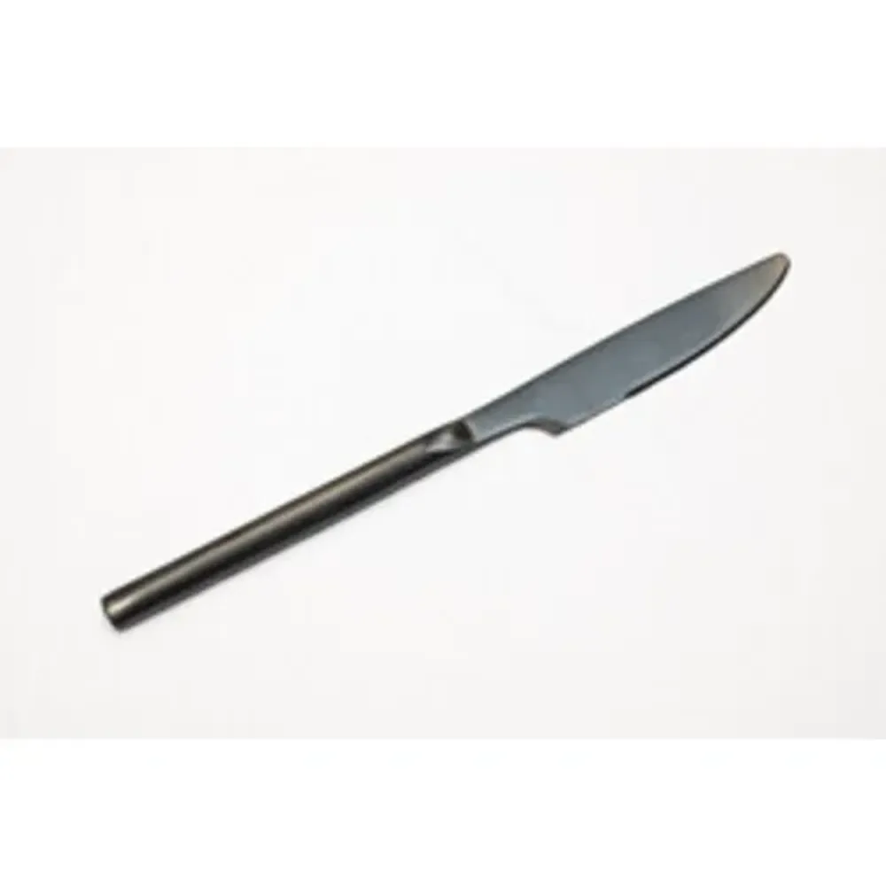 Нож столовый 22 см матовый черный цвет Black Sapporo PVD P.L. - Davinci [12]