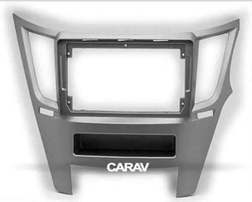 Комплект рамки с разъёмами 9" Subaru Legacy, Outback 2009-2014 серая правый руль