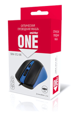 Мышь проводная Smartbuy SBM-352-BK Blue/Black