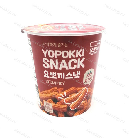 Снэк остро-пряный вкус YOPOKKI SNACK HOT&SPICY, 50 гр.