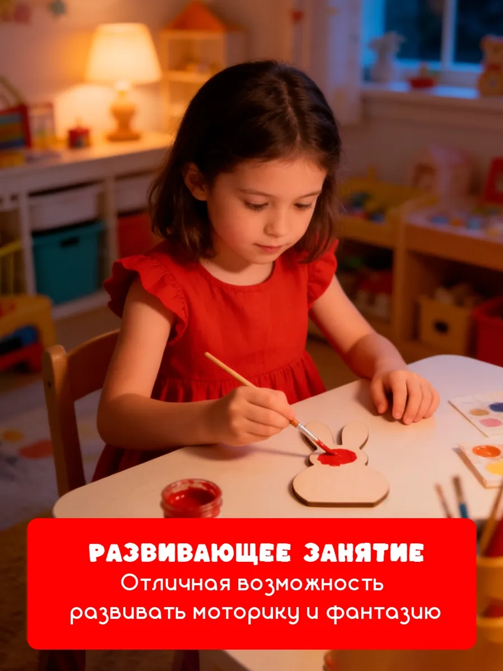 Фигурки для раскрашивания, пасхальный декор кролик
