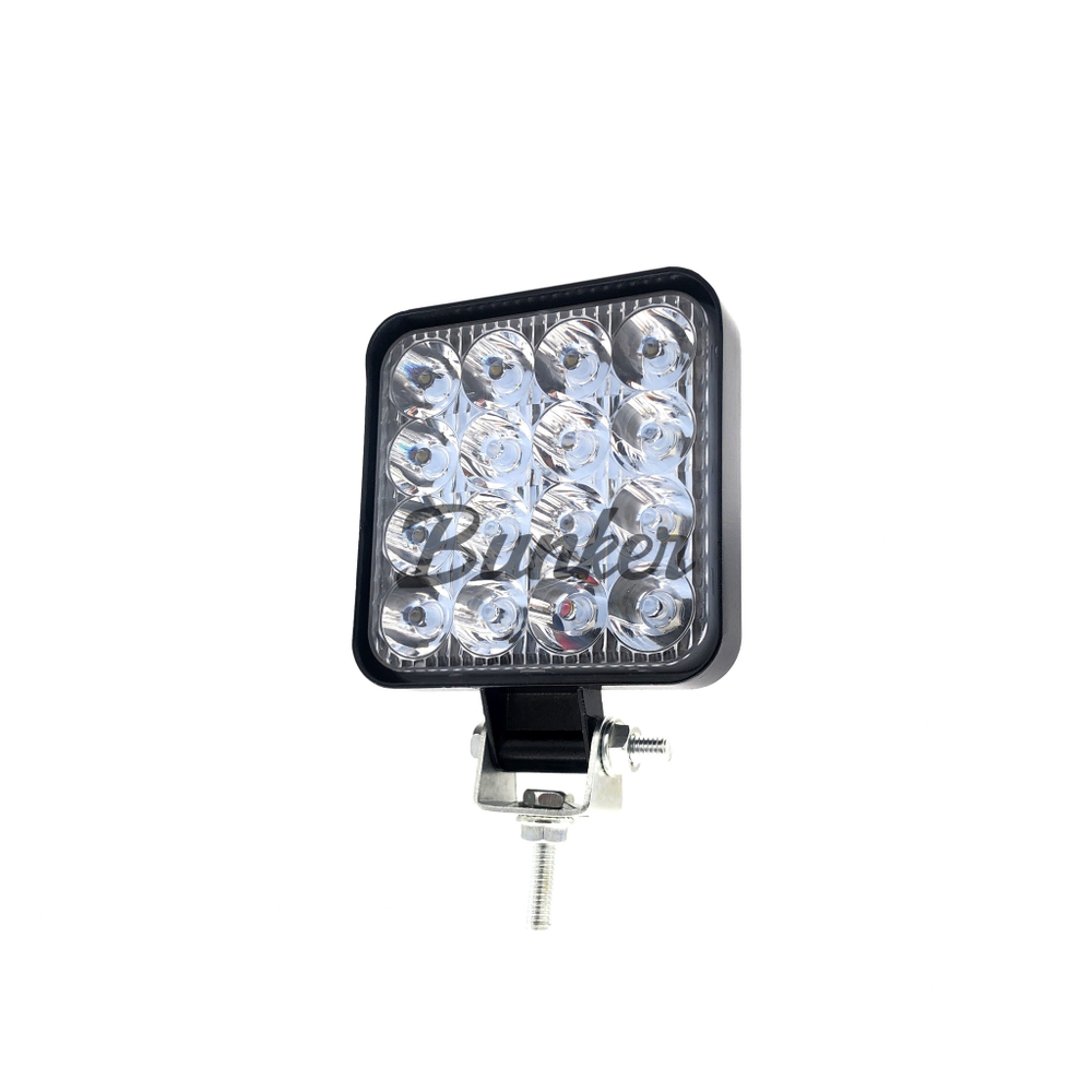 Светодиодная фара 48W Mini, STROB (шт.)