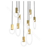 Pendant design lamp Halo by  Matthew McCormick (11 lampshade ов)