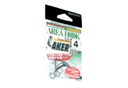Крючок Decoy форелевый одинарный AH-13 AreaHook type XIII Laker #4