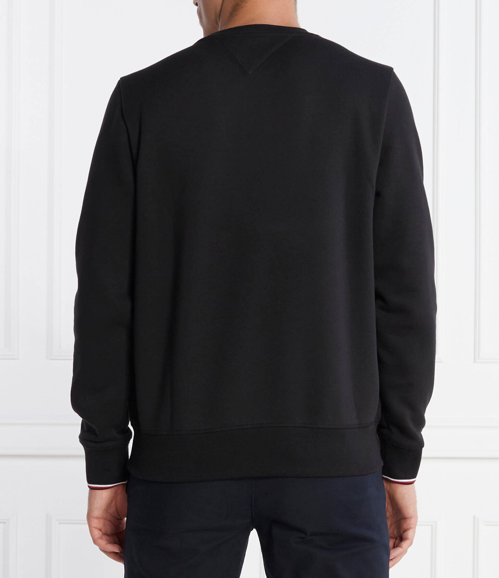 Худи LOGO TIPPED CREWNECK Tommy Hilfiger - черный(MW0MW33639)