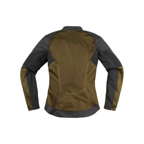 Купить Мотокуртка Текстильная Icon Overlord 3 Mesh Jacket / Женская / Черно-зеленый