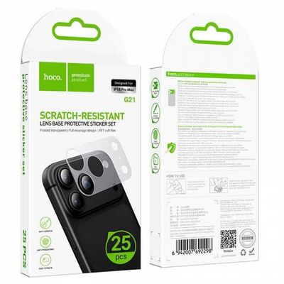 Защитное стекло для камеры Hoco G21 IP18 Pro Max в упаковке 25шт. цена за упаковку