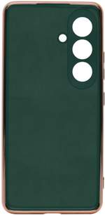 Стильный глянцевый чехол для SAMSUNG GALAXY S25 (не ULTRA/ FE/ PLUS!) с кольцом-подставкой и бархатной подкладкой