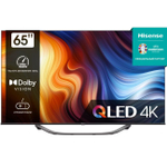 Телевизор Hisense 65U7HQ, 165см, 4K Ultra HD, 120Гц, QLED, HDR10+, Vidaa U6.0, тёмно-серый
