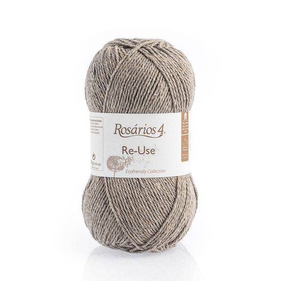 Пряжа ROSARIOS 4 Re-Use (100% переработанный хлопок)