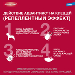 АДВАНТИКС Капли от клещей и блох для собак массой 4-10 кг (1 пипетка)