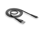 Кабель USB "WALKER" C305 для Apple (2.1А), черный