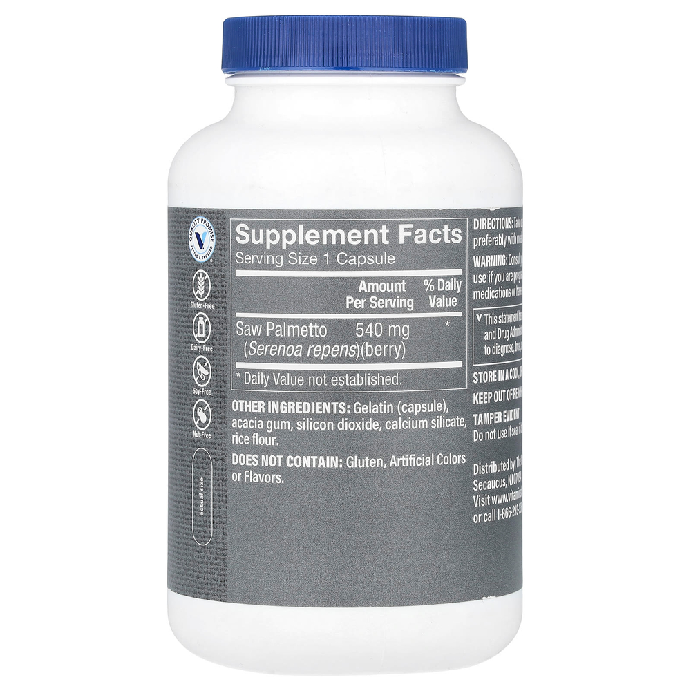The Vitamin Shoppe, Мужские ягоды серенои, 540 мг, 300 капсул