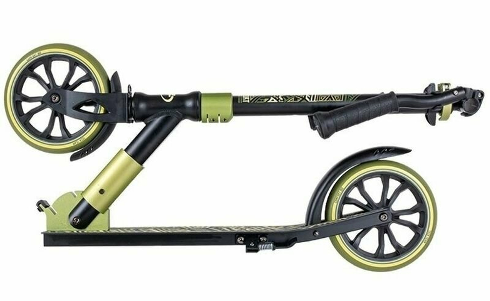 Детский городской самокат TechTeam Comfort 180R 2021, green