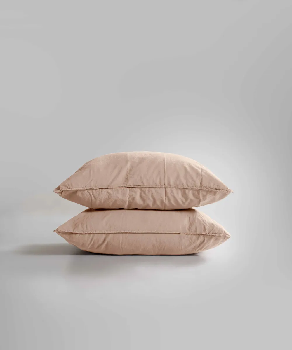 Lımasso КПБ 4 пр. Stonewashed Standart Akdeniz Bej пододеяльник 200*220, простынь 240*260, наволочки 50*70 2шт — фото 8
