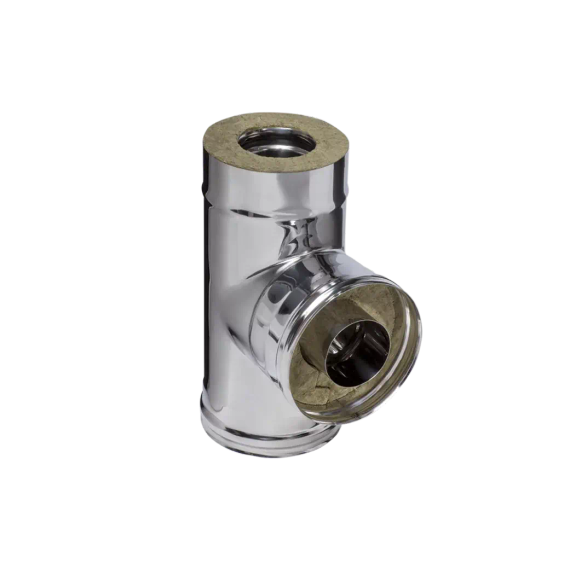 Тройник Ferrum 90 градусов DN150*210 0,8/430 сэндвич 19346