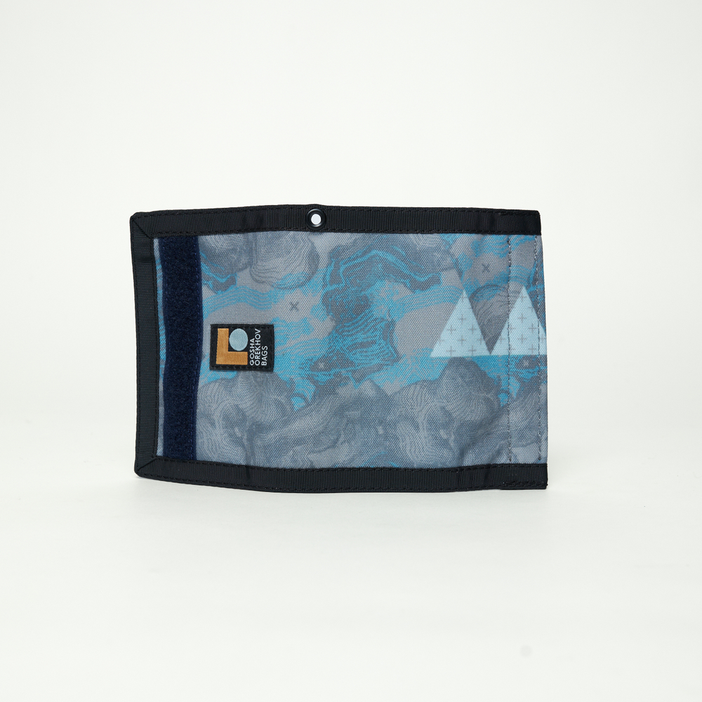 Кошелек Wallet GO x JANESONN ENGRAVE индиго/серый