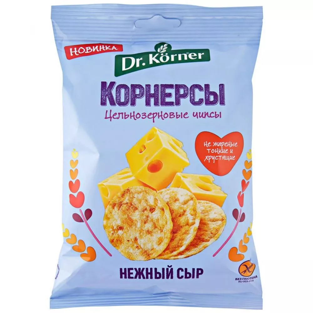 Корнерсы Dr. Korner Нежный сыр 50 гр