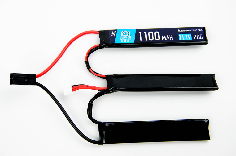 Аккумулятор BlueMAX Li-Po 11.1V 1100 mAh 20C Triple (Mini-Tamiya)