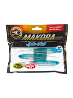 Виброхвосты LJ 3D Series MAKORA SPLIT TAIL 5.0in (12,70)/007 4 шт. в упак.