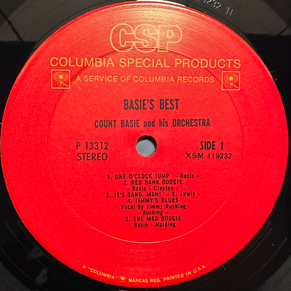 Count Basie And His Orchestra - Basie's Best! A Collection Of Immortal Performances (США)