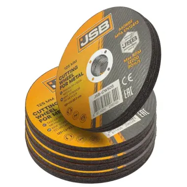 Круг отрезной по металлу 125x1.2x22.2мм (к-т 40 шт) JSB JSB-CW505[к-т 40 шт.]