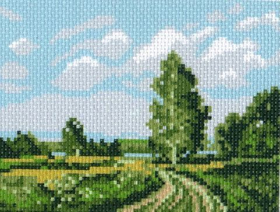 "Русское поле"-0285 канва с рисунком