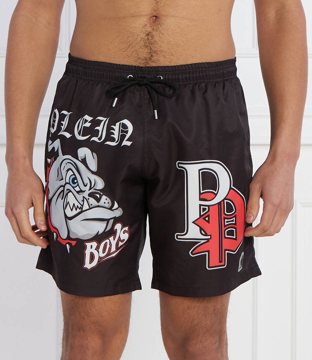 Шорты для плавания Bulldogs Philipp Plein - черный(MMX0092 PNY002N)