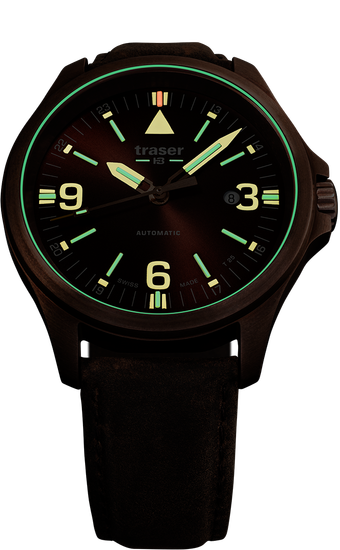 Швейцарские тактические часы Traser P67 OFFICER PRO AUTOMATIC BRONZE BROWN 108073