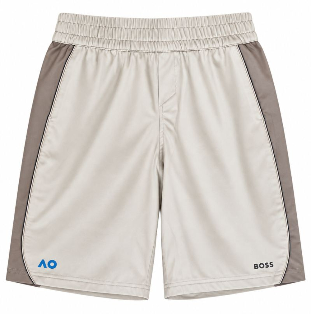 Spodenki chlopiece BOSS x AO Kids Technical Fabric - beige