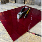 Стекло красное Juying Stained Glass B07-30A с инструментами