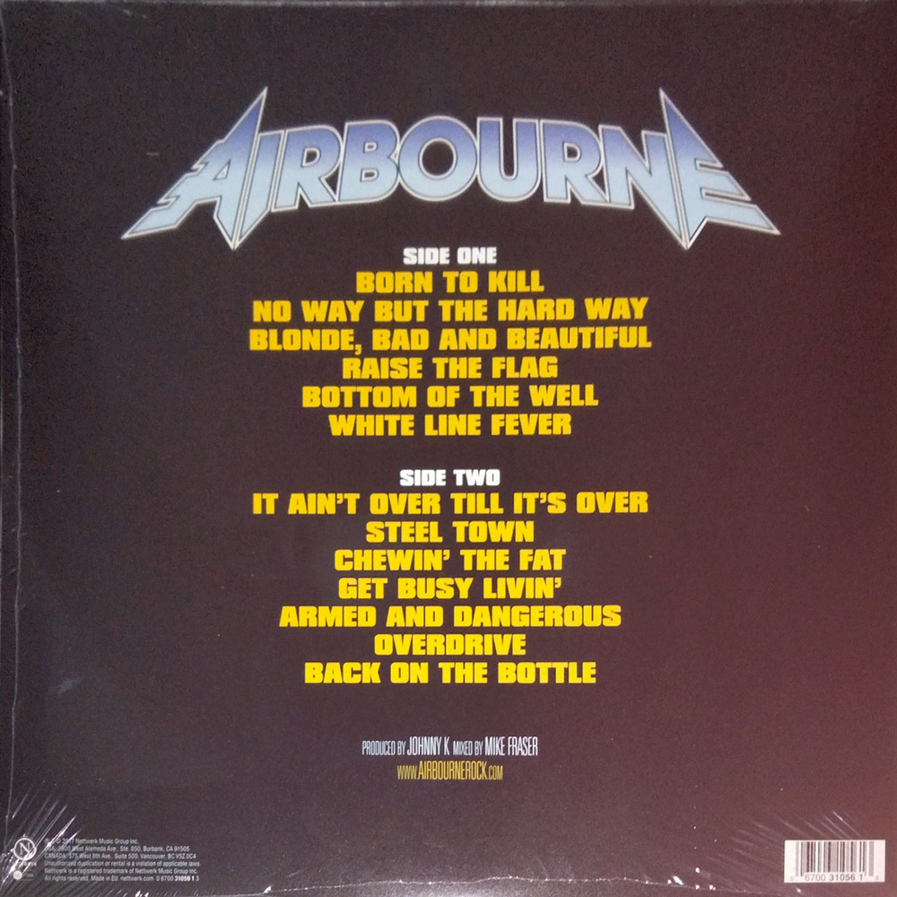 Airbourne / Diamond Cuts (4LP + DVD)