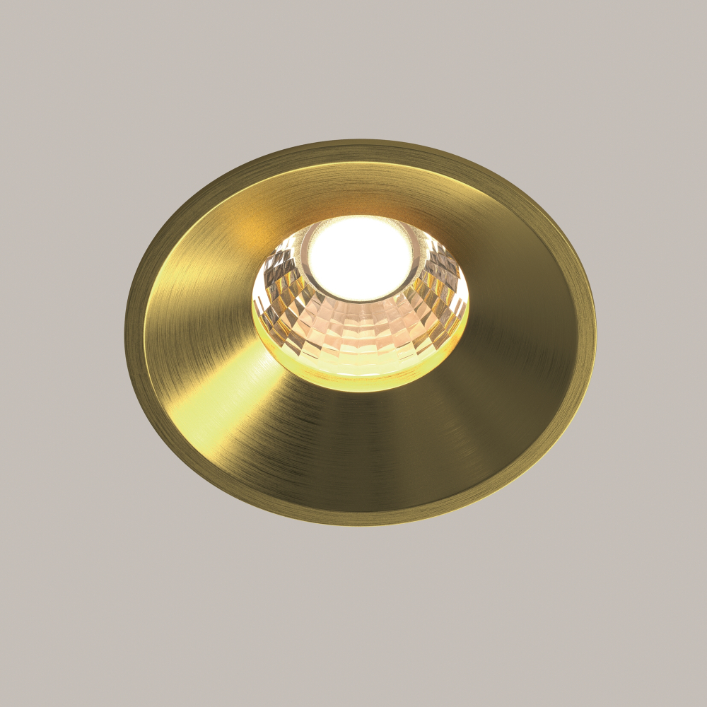 Встраиваемый светодиодный светильник Maytoni Round DL058-12W3K-BS