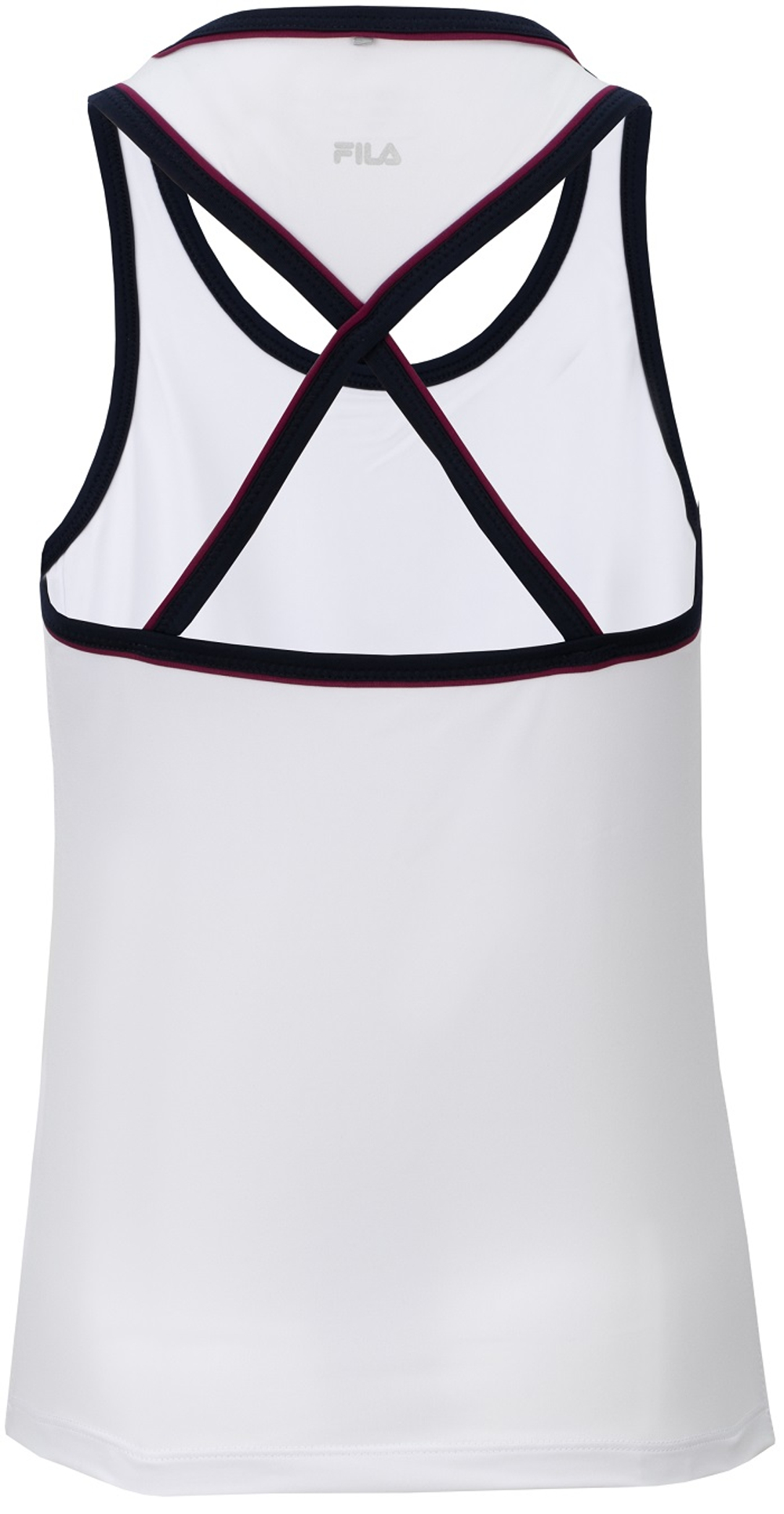 Женский теннисный топ Fila Top Jodie - white/navy comb