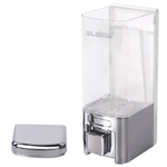Дозатор для жидкого мыла LAIMA, НАЛИВНОЙ, 0,48 л, хром, ABS-пластик.