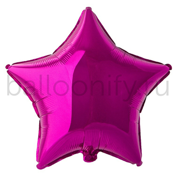 Фольгированная фигура, звезда, 18"/46СМ Металлик Purple(FM)