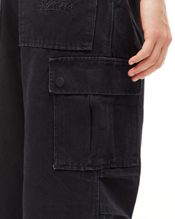 Джинсы Anteater Wide Cargo Denim Черный