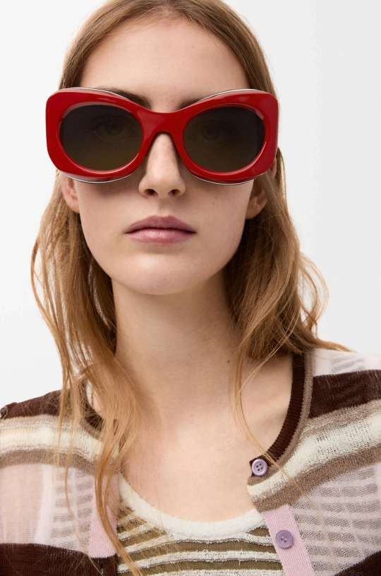 Loewe Солнцезащитные очки Sierra Butterfly, красный