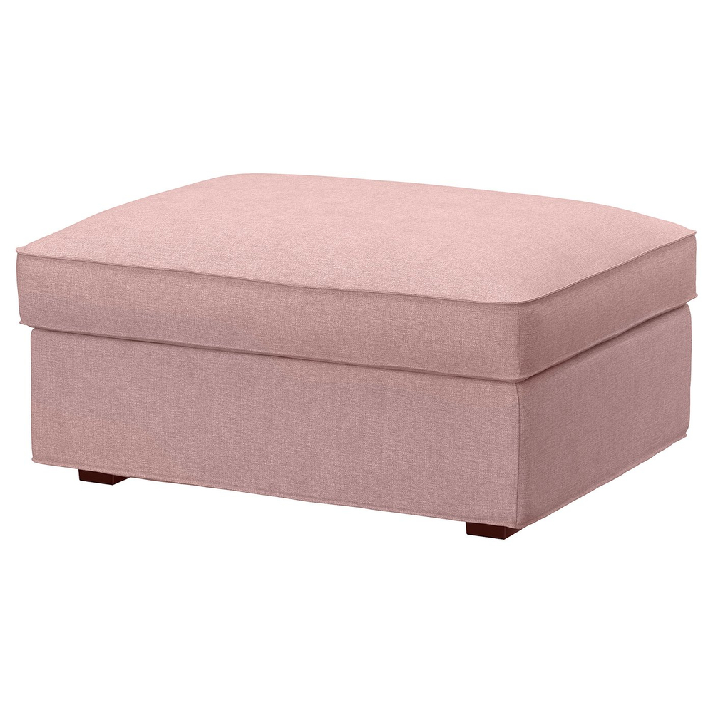 IKEA KIVIK  (ИКЕА КИВИК)  -  Чехол на подставку для ног с отделением - Гуннаред светло-розовый