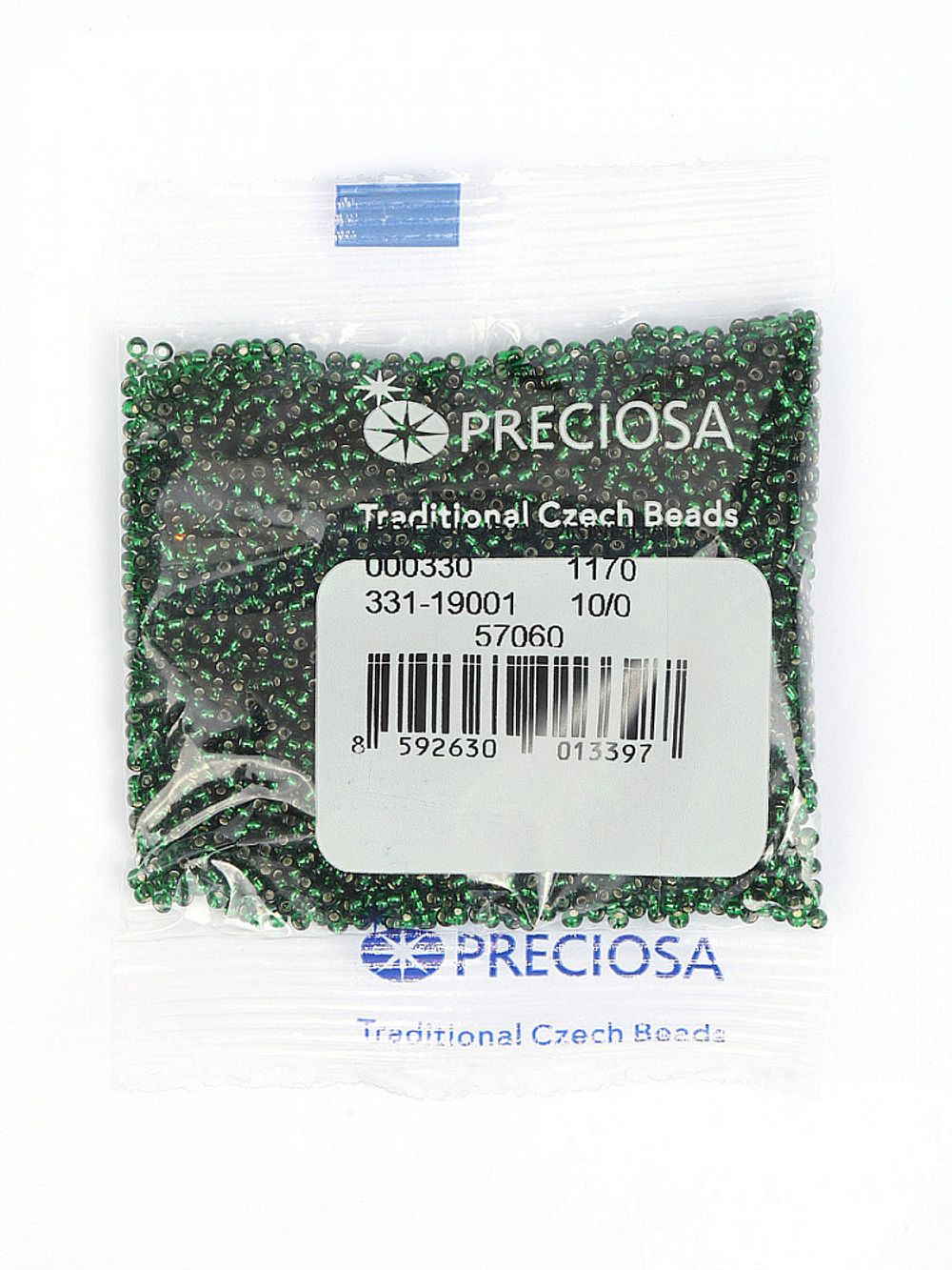 Бисер Preciosa 10/0 (2.3 мм), 50 г, TSL цв. 57060/331-19001