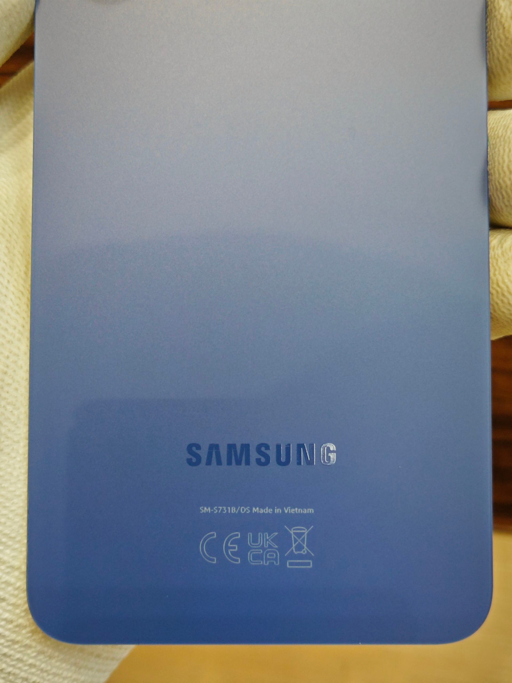 Задняя крышка ПРЕМИУМ для Samsung S25 FE S731B ( заднее стекло ) Цвет: Белый / White