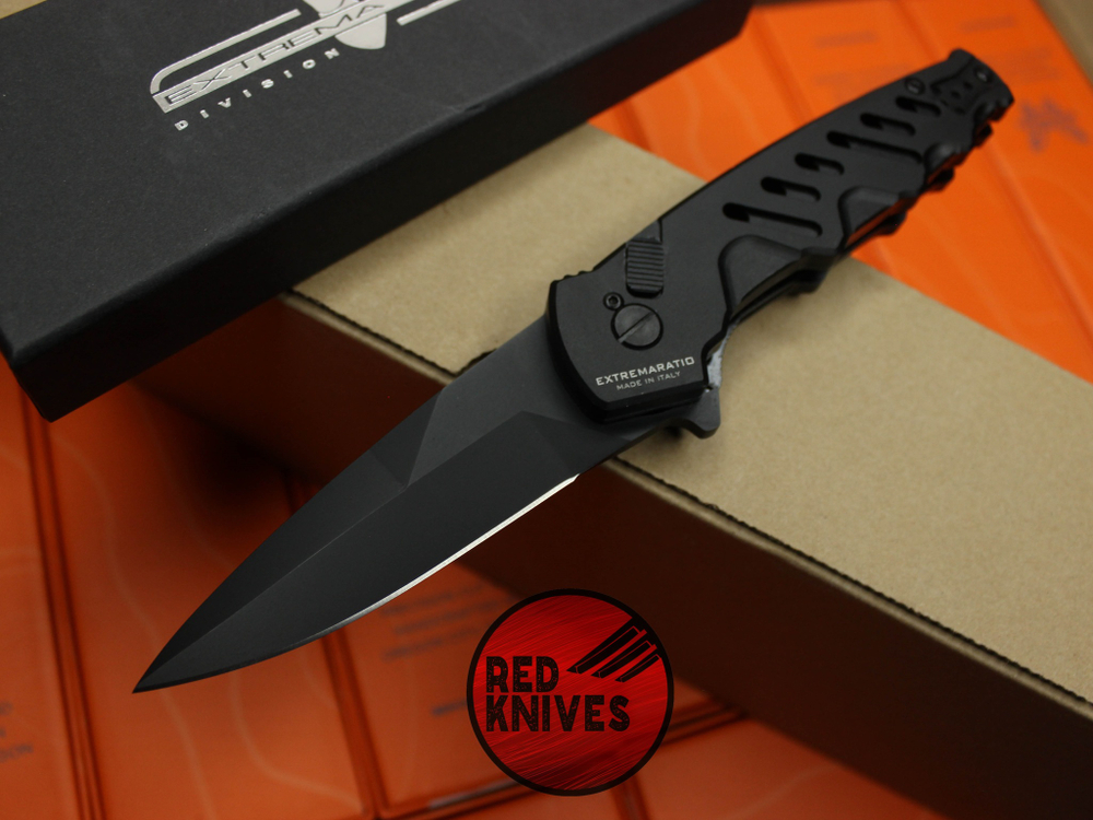 Нож Extrema Ratio Caimano Nero AUTO - черный