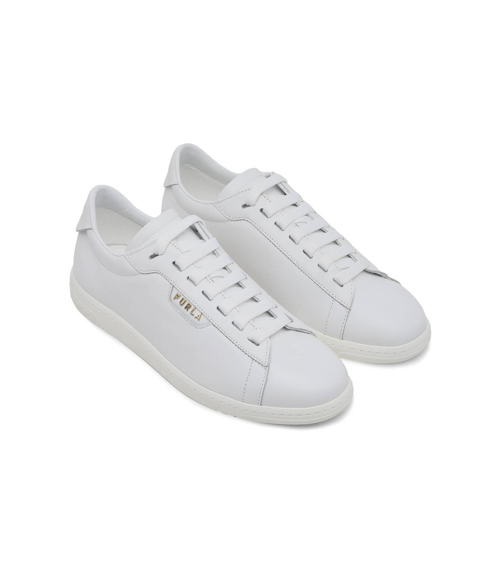 Кожаные кроссовки twist lace-up Furla - белый(YH90FTW A.0532)