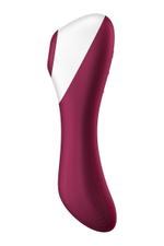 Бордовый вакуум-волновой вибростимулятор Dual Crush (Цвет: бордовый)