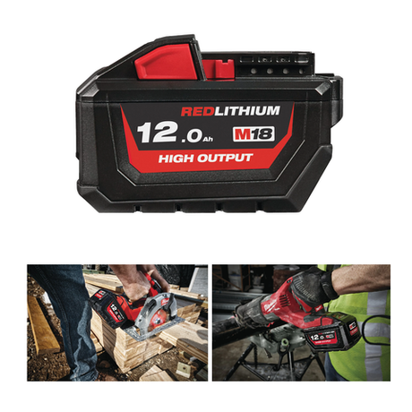 Новинка! Аккумулятор Milwaukee M18 HB12 HIGH OUTPUT 12 Ач (W) 4932464260W