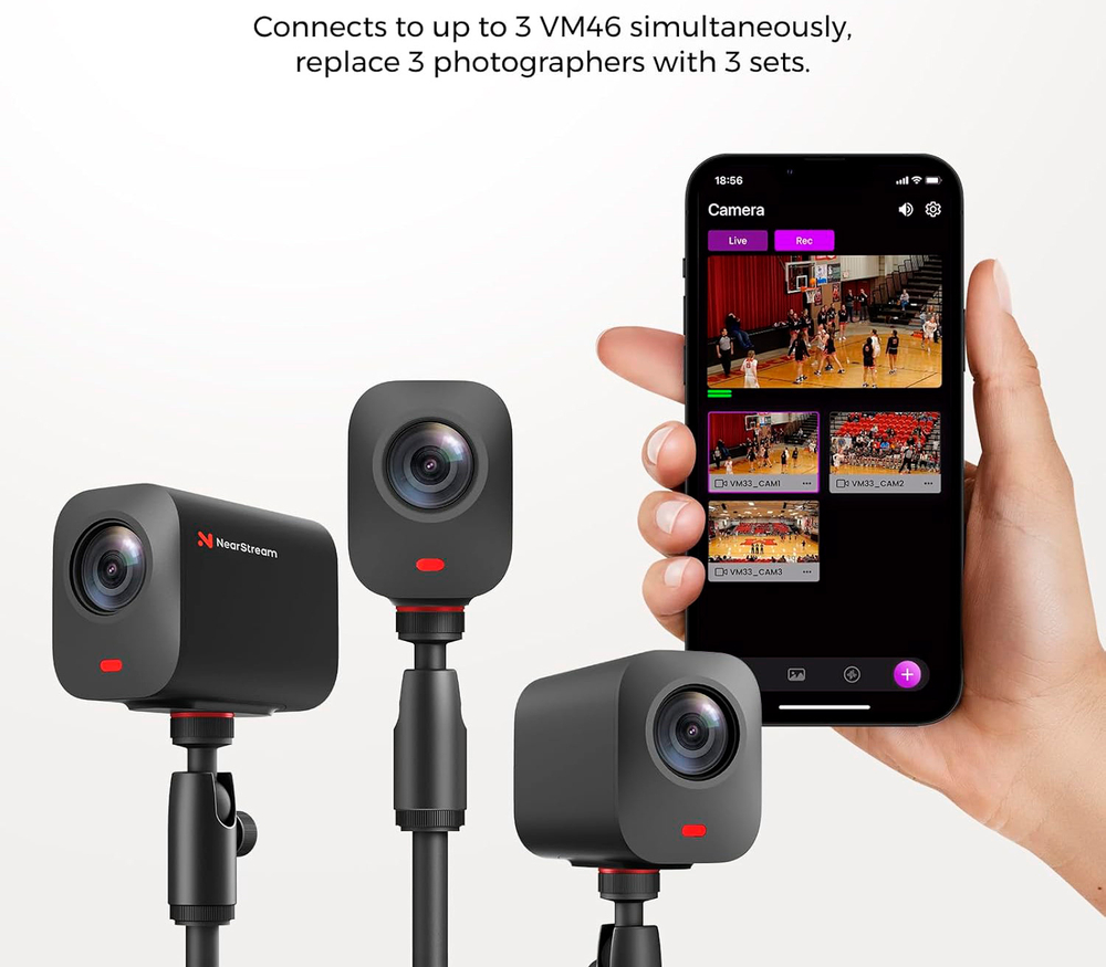 Веб-камера Nearity NearStream VM33, 2K, USB / Wi-Fi, 10х опт. зум