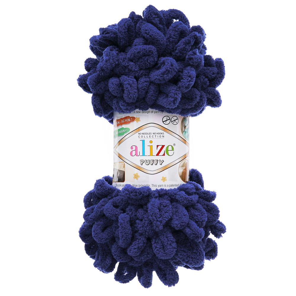 Пряжа Alize (Ализе) Puffy / уп.5 мот. по 100 г, 9м, 360 василек A