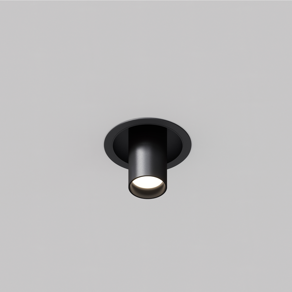 Встраиваемый светильник Maytoni FOCUS S C048CL-01-GU10-B